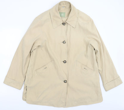 Womens UK Size 16 Isle Beige Jacket
