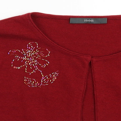 Pearce Fionda Womens Brown  Knit Cardigan Jumper Size L
