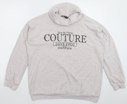 Select Womens Grey   Pullover Sweatshirt Size M