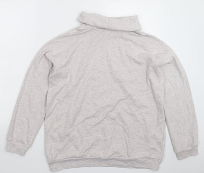 Select Womens Grey   Pullover Sweatshirt Size M