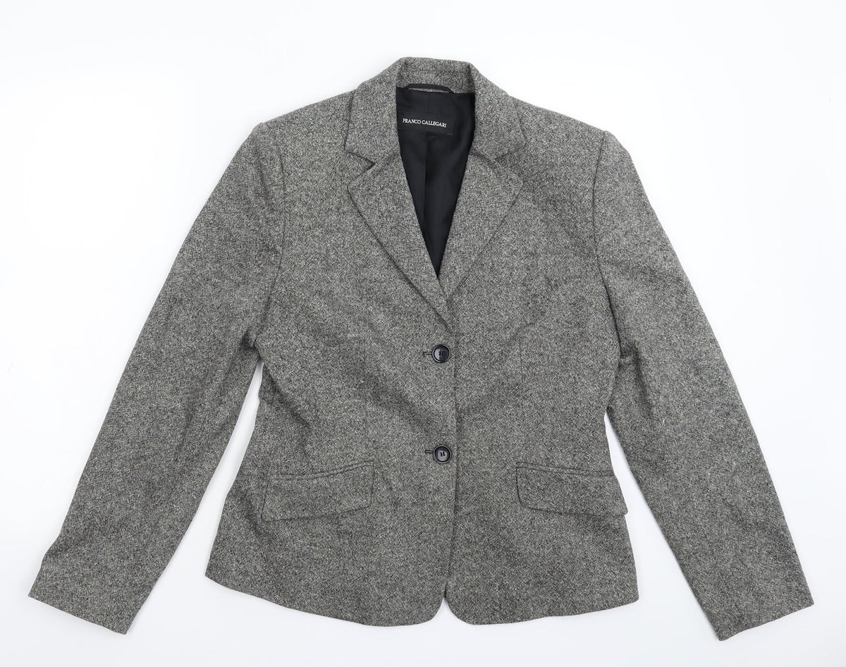 Franco Callegari Womens Grey   Jacket Suit Jacket Size 10