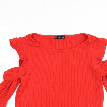 F&F Womens Red   Pullover Jumper Size 14