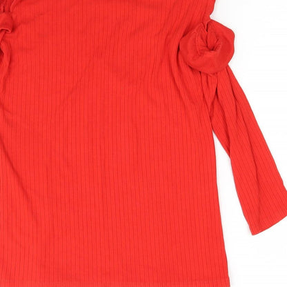 F&F Womens Red   Pullover Jumper Size 14
