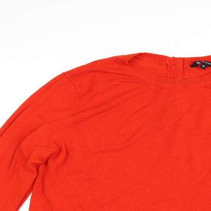 Peacocks Womens Red   Pullover Jumper Size 16
