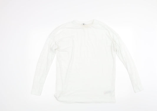 Womens UK Size 14 NEXT White Pullover Sweatshirt