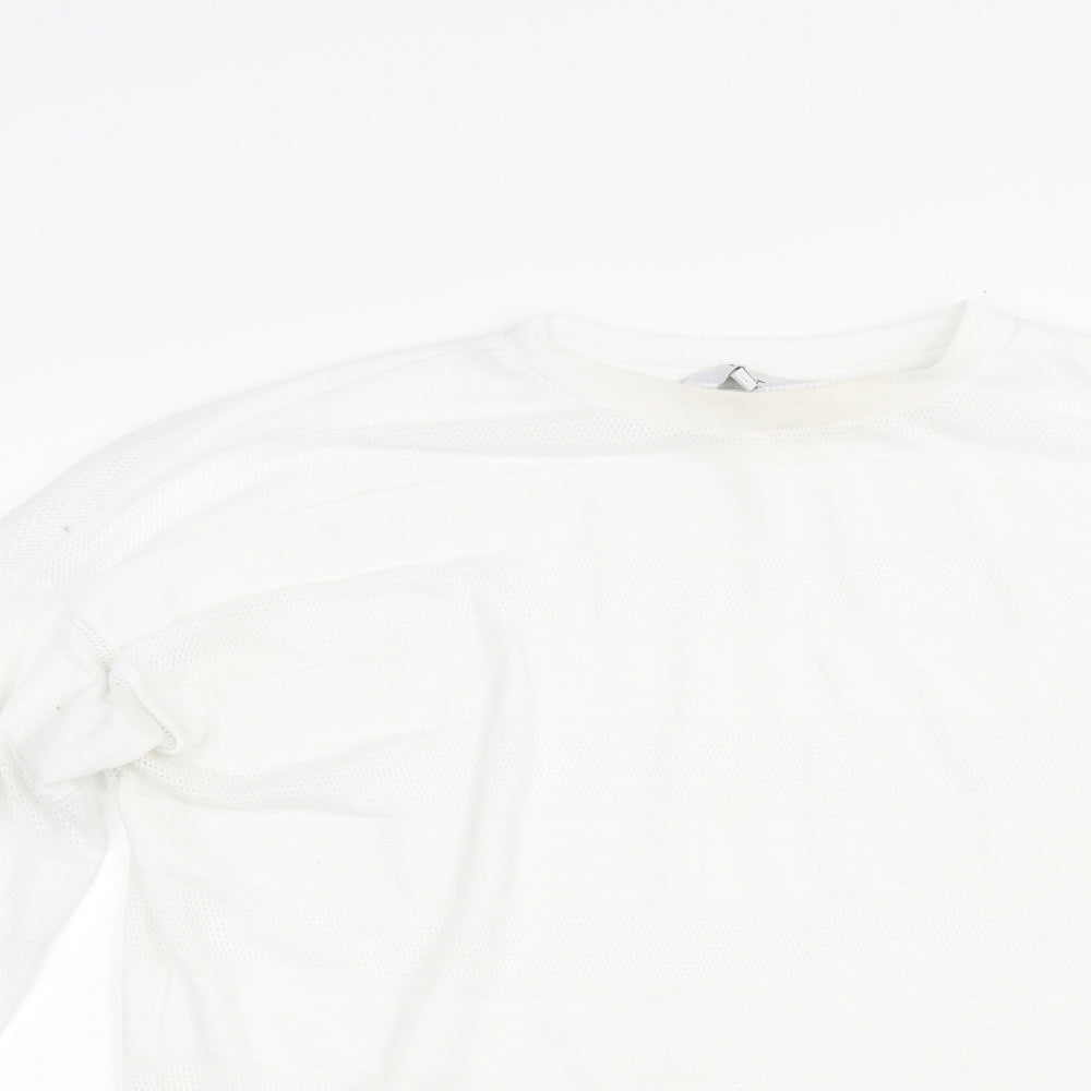 Womens UK Size 14 NEXT White Pullover Sweatshirt
