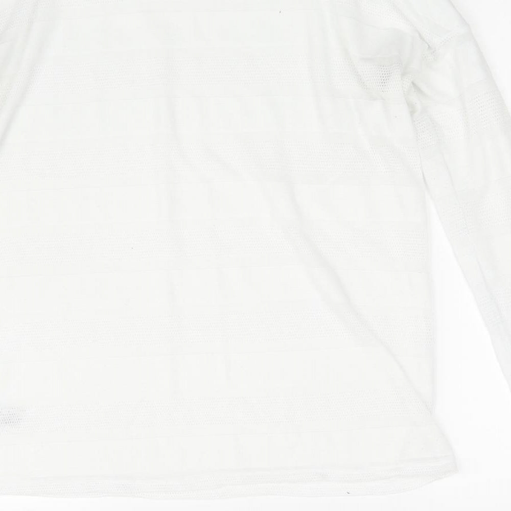 Womens UK Size 14 NEXT White Pullover Sweatshirt
