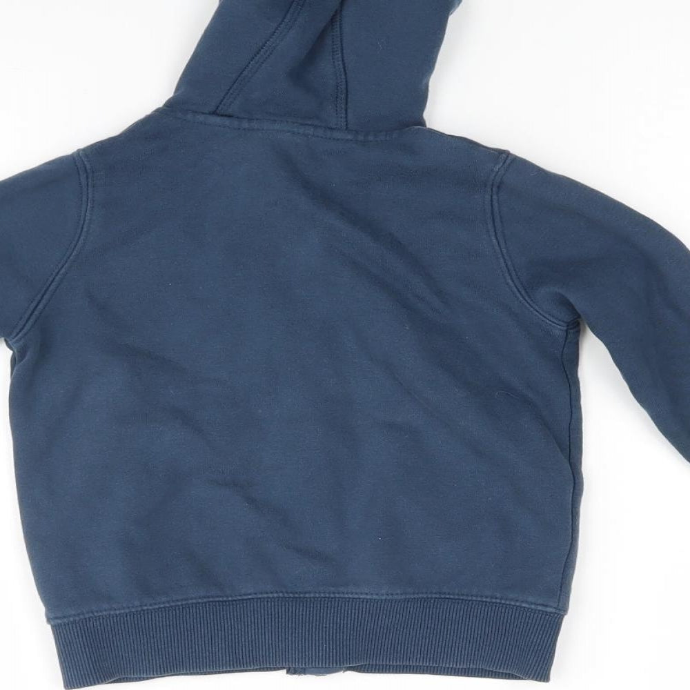 TU Boys Blue   Full Zip Hoodie Size 2 Years