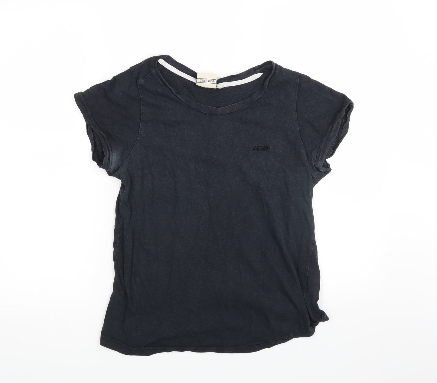 Womens UK Size 16 Lee Cooper Blue Basic T-Shirt