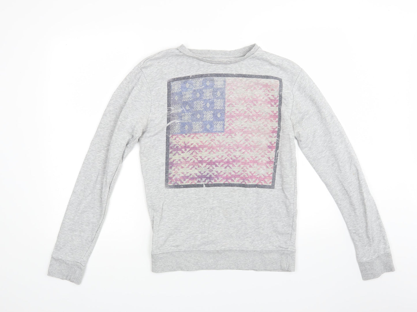 Ceader wood state Mens Grey   Pullover Sweatshirt Size S  - USA