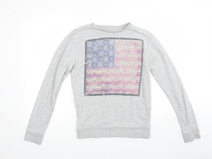 Ceader wood state Mens Grey   Pullover Sweatshirt Size S  - USA