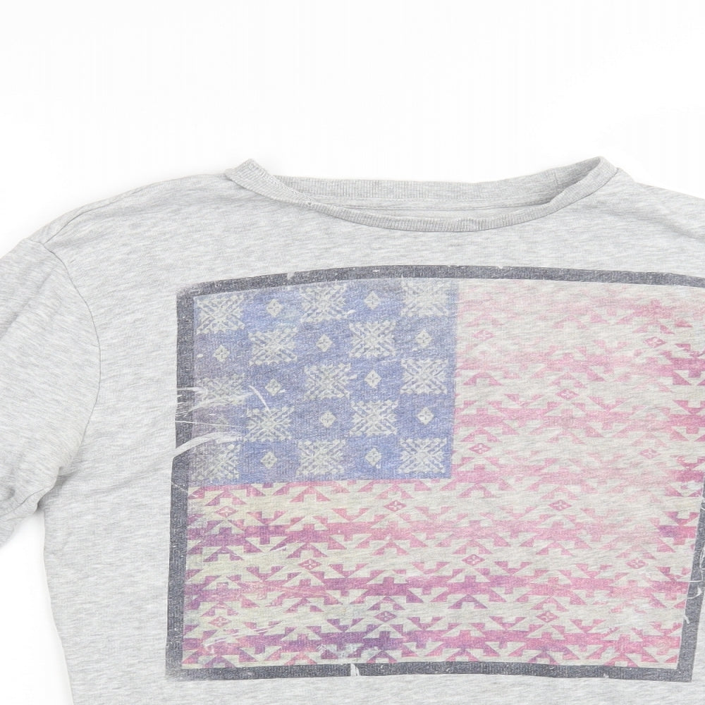 Ceader wood state Mens Grey   Pullover Sweatshirt Size S  - USA
