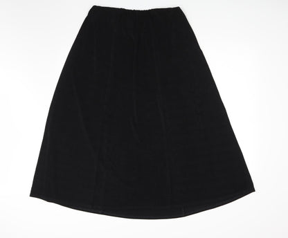Preworn Womens Black   A-Line Skirt Size 2XL