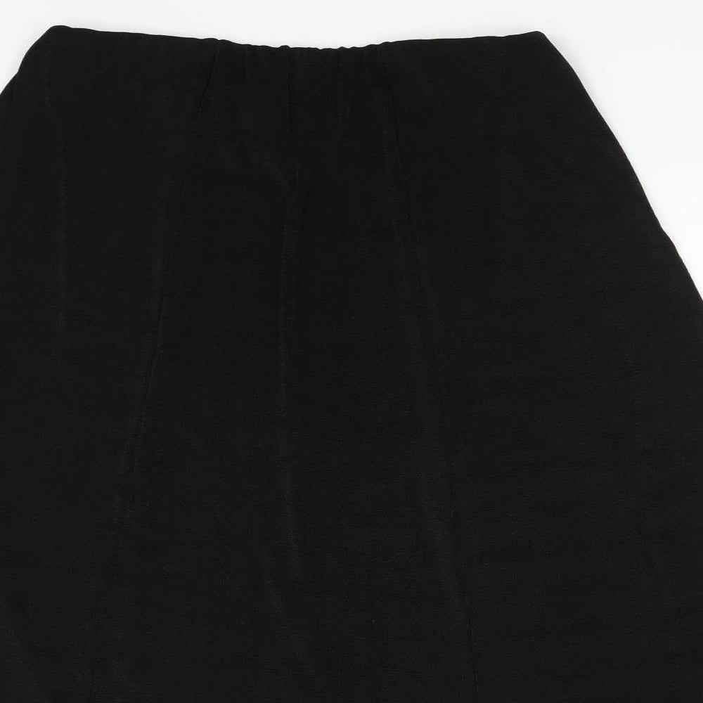 Preworn Womens Black   A-Line Skirt Size 2XL