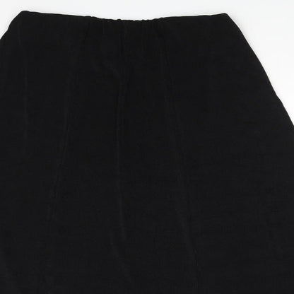 Preworn Womens Black   A-Line Skirt Size 2XL