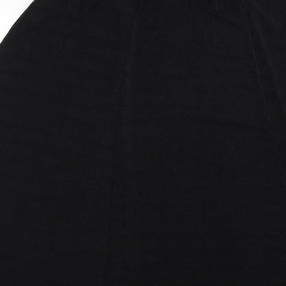 Preworn Womens Black   A-Line Skirt Size 2XL