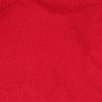 Envy us Womens Red  Knit Pullover Jumper Size XL