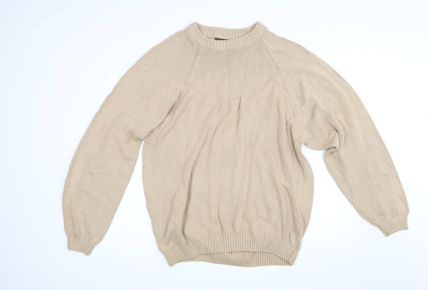Hawkshead Womens Beige  Knit Pullover Jumper Size L