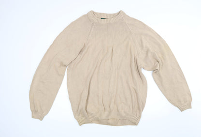 Hawkshead Womens Beige  Knit Pullover Jumper Size L