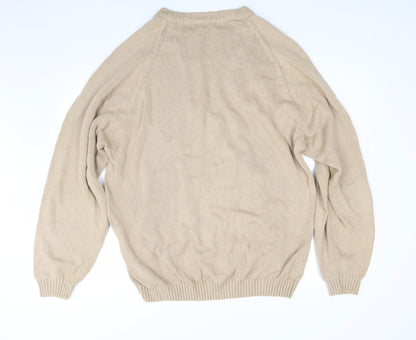 Hawkshead Womens Beige  Knit Pullover Jumper Size L