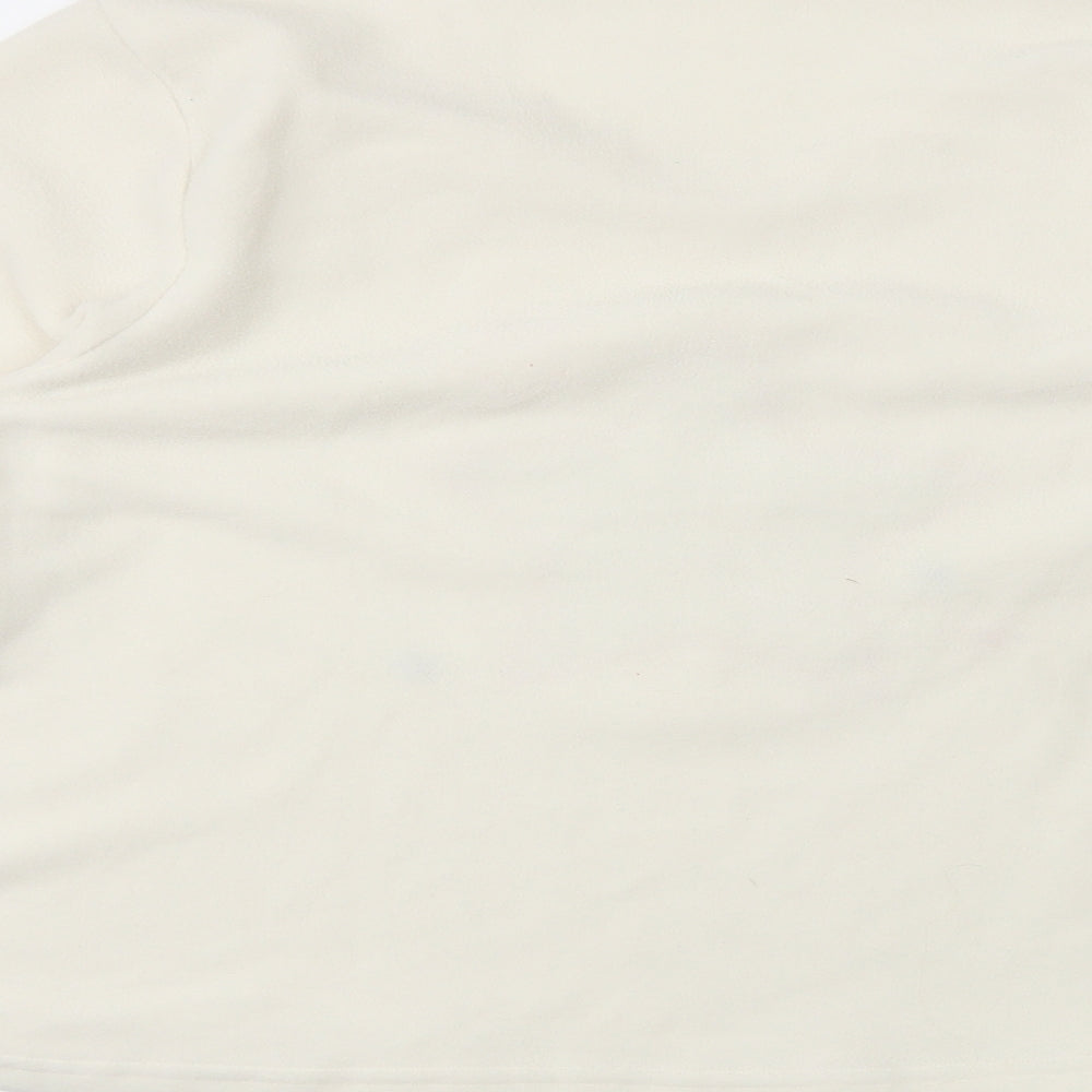 Preworn Womens Ivory Solid  Capri Pyjama Set Size L