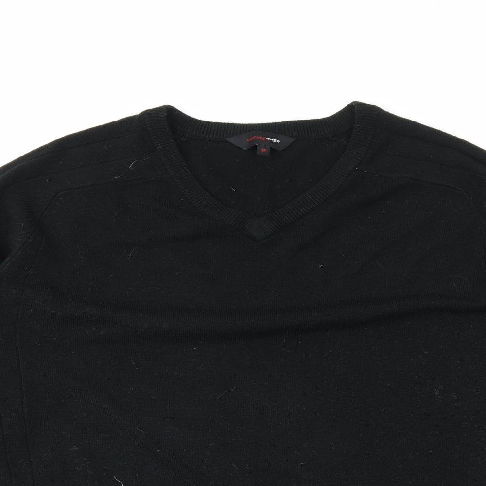 Cutting Edge Mens Black   Pullover Jumper Size M