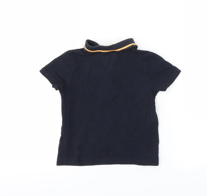 F&F Boys Black   Basic Polo Size 2 Years