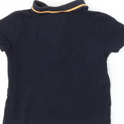 F&F Boys Black   Basic Polo Size 2 Years