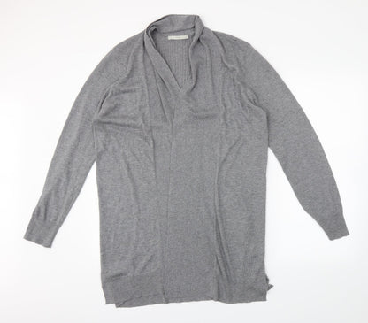 George Womens Grey   Wrap Jumper Size L
