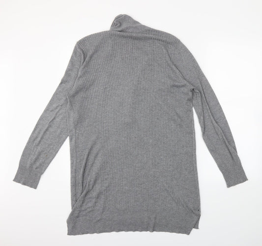 George Womens Grey   Wrap Jumper Size L