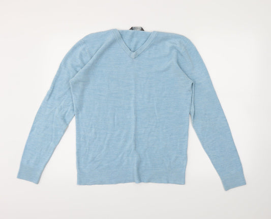 Cedar Wood State Mens Blue   Pullover Jumper Size M