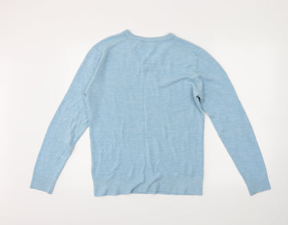 Cedar Wood State Mens Blue   Pullover Jumper Size M