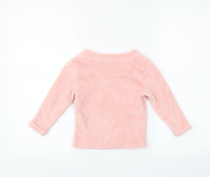 just like you Girls Pink Solid  Capri Pyjama Set Size 2-3 Years