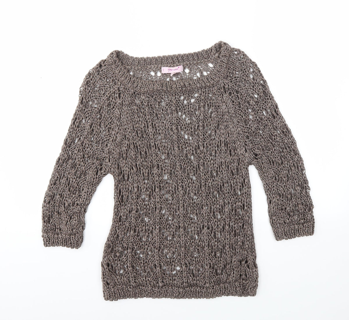 Marks & Spencer Womens Brown   Pullover Jumper Size M