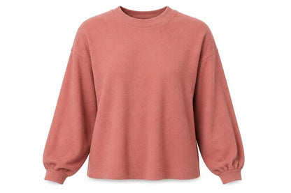 Front view of Astradivarius women’s pink jumper, size S