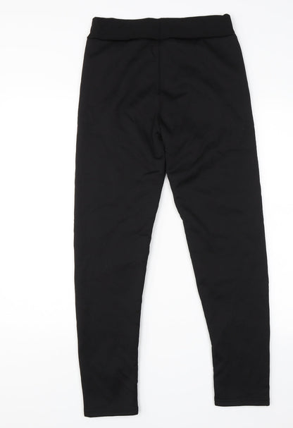 Womens UK Size 6 Preworn Regular Fit  Black Trousers
