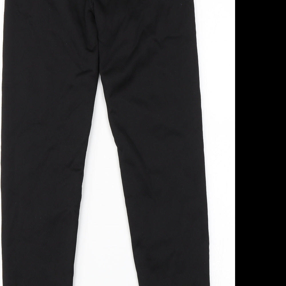 Womens UK Size 6 Preworn Regular Fit  Black Trousers