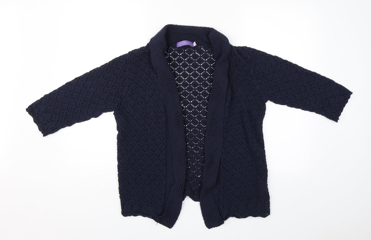 Autonomy Womens Blue   Shrug Jumper Size M