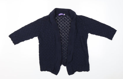 Autonomy Womens Blue   Shrug Jumper Size M