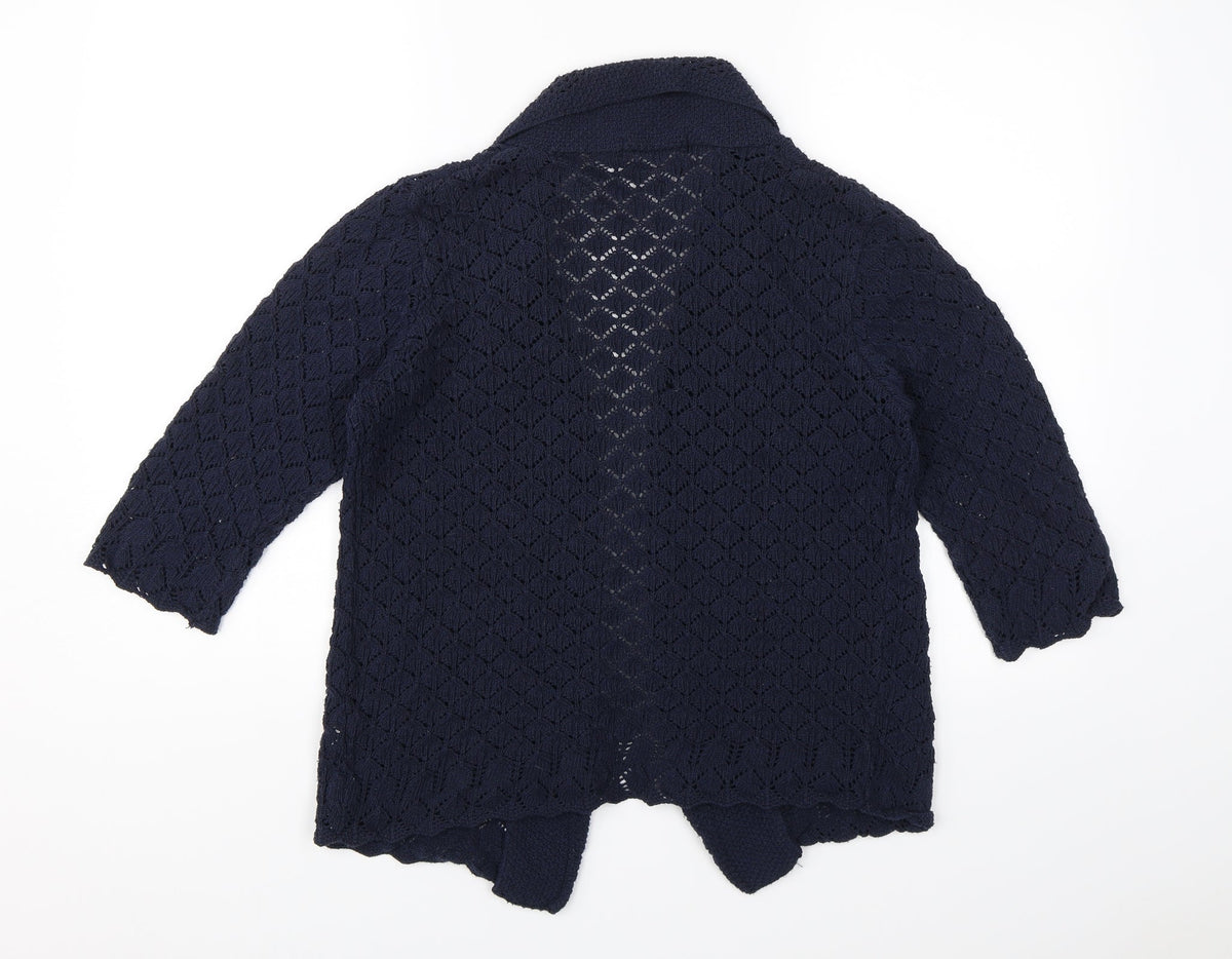 Autonomy Womens Blue   Shrug Jumper Size M