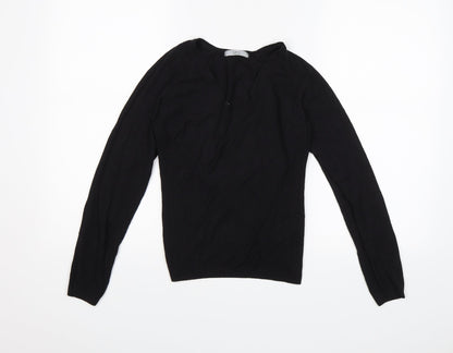 Marks & Spencer Womens Black   Pullover Jumper Size 12