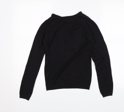 Marks & Spencer Womens Black   Pullover Jumper Size 12