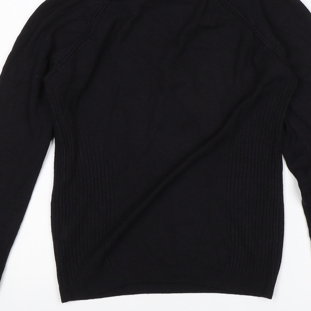 Marks & Spencer Womens Black   Pullover Jumper Size 12