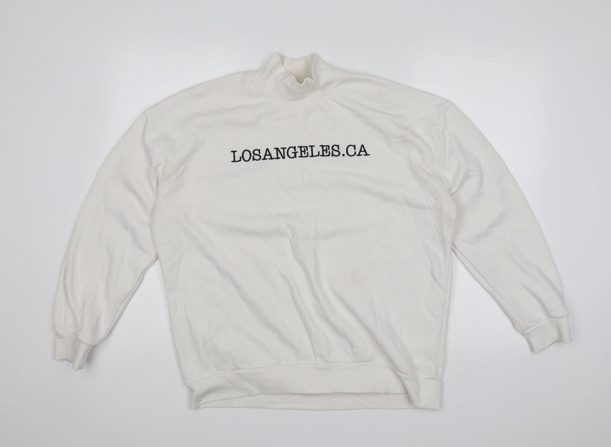 Primark Womens White   Pullover Jumper Size XS  - los angeles