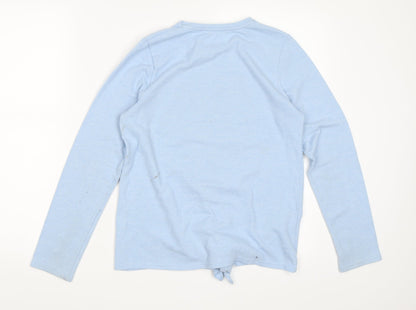 George Girls Blue Solid  Top Pyjama Top Size 13-14 Years  - New York