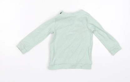 George Baby Green   Pullover Jumper Size 9-12 Months  - Home grown with love