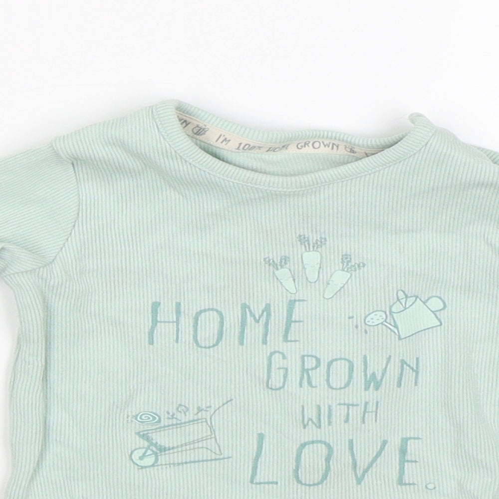 George Baby Green   Pullover Jumper Size 9-12 Months  - Home grown with love