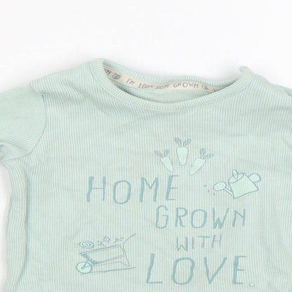 George Baby Green   Pullover Jumper Size 9-12 Months  - Home grown with love