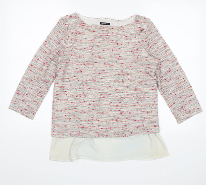 Roman Womens White   Pullover Jumper Size 12
