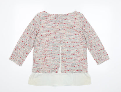 Roman Womens White   Pullover Jumper Size 12